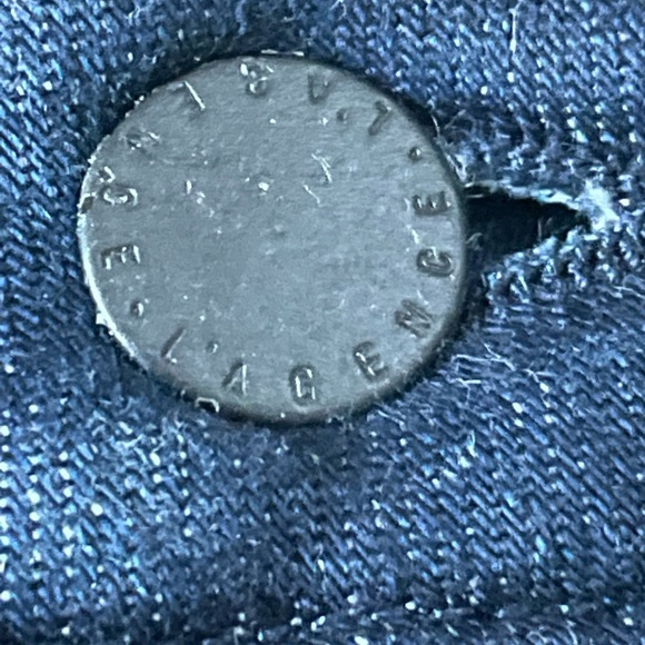 L’Agence Élysée Low-Rise Dark Denim Flare Jeans - Picture 10 of 16